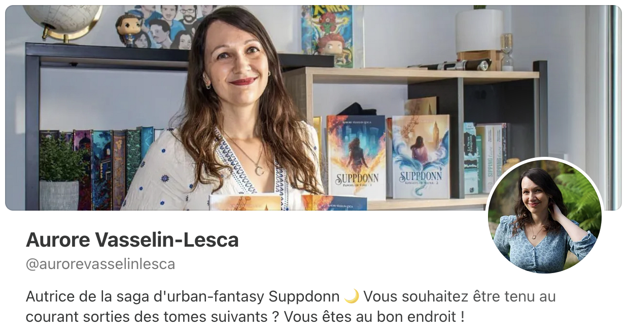Newsletter de l'autrice Aurore Vasselin-Lesca sur Substack